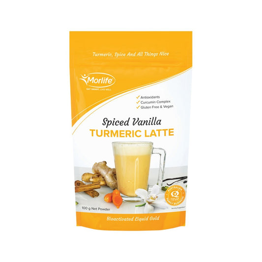 New Morlife Spiced Vanilla Turmeric Latte 100G